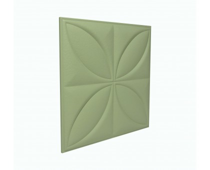 Мягкая стеновая панель Four Seasons 400х400 мм - Olive