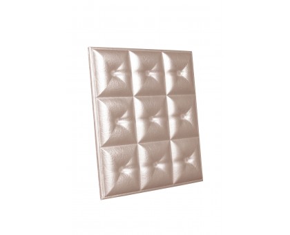 Мягкая стеновая панель из экокожи Boss 400х400 мм - Sunrise