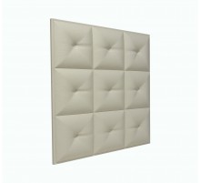 Мягкая стеновая панель из экокожи Boss 400х400 мм - Almond в г. Екатеринбург