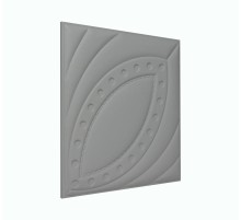 Мягкая стеновая панель из экокожи Petal 400х400 мм - Gray в г. Екатеринбург