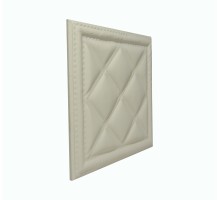 Мягкая стеновая панель из экокожи Classic 400х400 мм - Almond