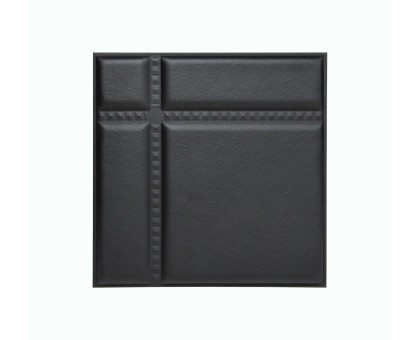 Мягкая стеновая панель Strong 400х400 мм - Black