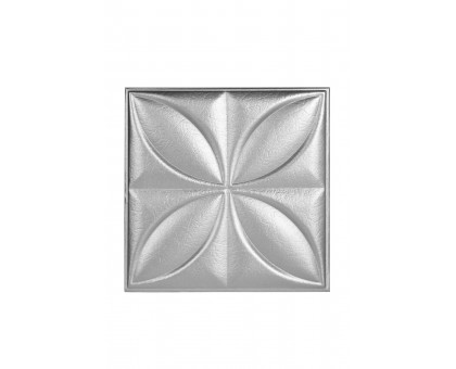 Мягкая стеновая панель Four Seasons 400х400 мм - Silver