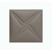 Мягкая стеновая панель из экокожи Stella 400х400 мм - Chestnut