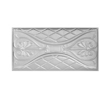 Мягкая стеновая панель Romantic 300х600 мм - Silver