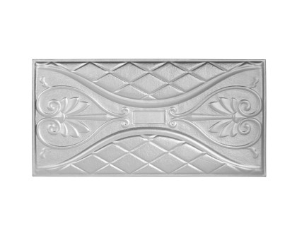 Мягкая стеновая панель Romantic 300х600 мм - Silver