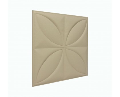 Мягкая стеновая панель Four Seasons 400х400 мм - Latte