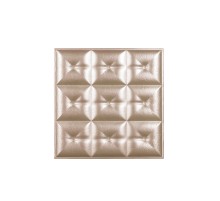 Мягкая стеновая панель из экокожи Boss 400х400 мм - Apricot в г. Екатеринбург