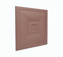 Мягкая стеновая панель Style 400х400 мм - Salmon