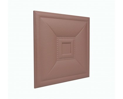 Мягкая стеновая панель Style 400х400 мм - Salmon