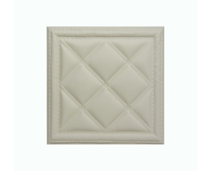 Мягкая стеновая панель из экокожи Classic 400х400 мм - Almond