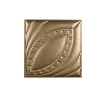 Мягкая стеновая панель из экокожи Petal 400х400 мм - Champagne