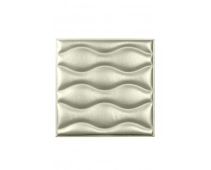 Мягкая стеновая панель из экокожи Wave - Grass