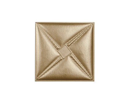 Мягкая стеновая панель из экокожи Stella - Champagne