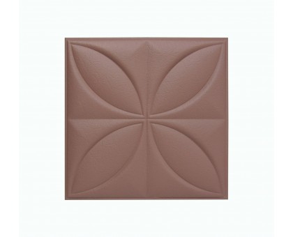 Мягкая стеновая панель Four Seasons 400х400 мм - Salmon