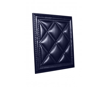 Мягкая стеновая панель  из экокожи Classic 400х400 мм - Navy