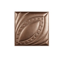 Мягкая стеновая панель из экокожи Petal 400х400 мм - Burbon