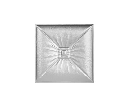 Мягкая стеновая панель Soft 400х400 мм - Silver