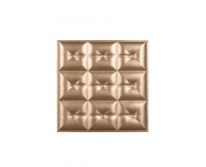Мягкая стеновая панель из экокожи Boss 400х400 мм - Champagne