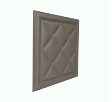 Мягкая стеновая панель из экокожи Classic 400х400 мм - Chestnut