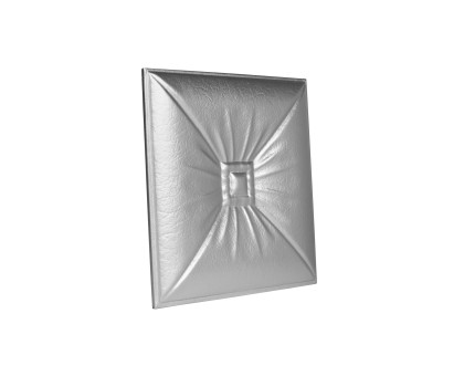 Мягкая стеновая панель Soft 400х400 мм - Silver