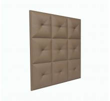 Мягкая стеновая панель из экокожи Boss 400х400 мм - Coffee в г. Екатеринбург