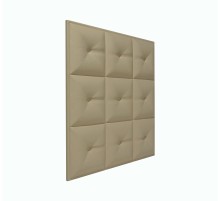 Мягкая стеновая панель из экокожи Boss 400х400 мм - Latte в г. Екатеринбург