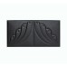 Мягкая стеновая панель Angel 300х600 мм - Black