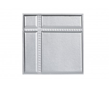 Мягкая стеновая панель Strong 400х400 мм - Silver