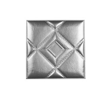 Мягкая стеновая панель из экокожи Luck - Silver
