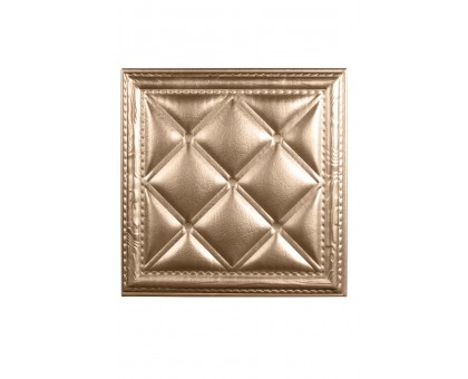 Мягкая стеновая панель  из экокожи Classic 400х400 мм - Gold