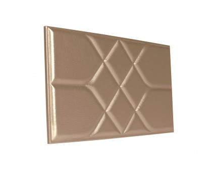 Мягкая стеновая панель Road 300х600 мм - Apricot