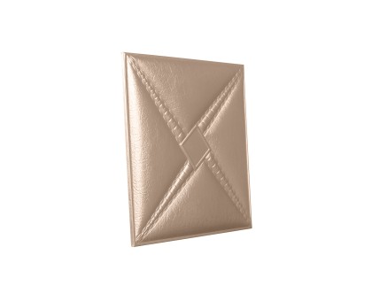 Мягкая стеновая панель из экокожи Stella - Apricot