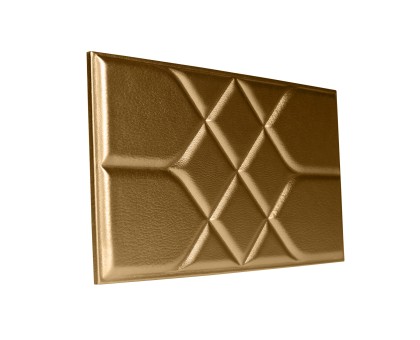 Мягкая стеновая панель Road 300х600 мм - Champagne