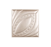 Мягкая стеновая панель из экокожи Petal 400х400 мм - Apricot