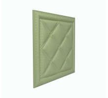 Мягкая стеновая панель из экокожи Classic 400х400 мм - Olive