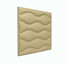 Мягкая стеновая панель из экокожи Wave 400 х 400 мм - Peach в г. Екатеринбург