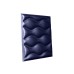 Мягкая стеновая панель из экокожи Wave - Navy