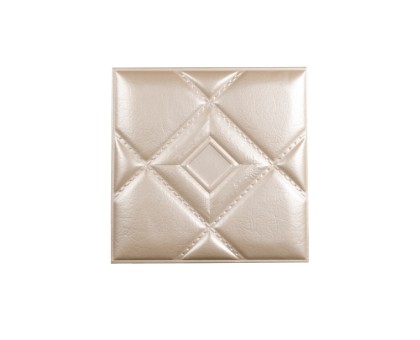 Мягкая стеновая панель из экокожи Luck - Apricot