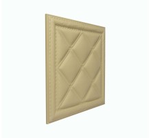 Мягкая стеновая панель из экокожи Classic 400х400 мм - Peach