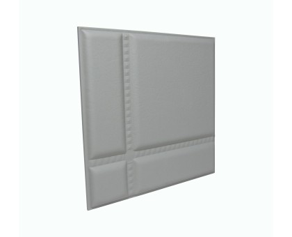 Мягкая стеновая панель Strong 400х400 мм - Gray