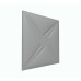 Мягкая стеновая панель из экокожи Stella 400х400 мм - Gray