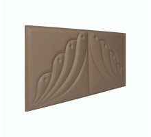 Мягкая стеновая панель Angel 300х600 мм - Coffee