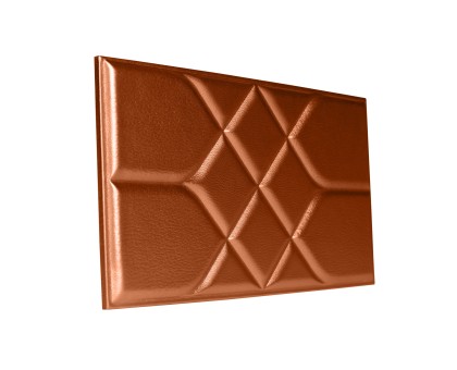 Мягкая стеновая панель Road 300х600 мм - Bronze