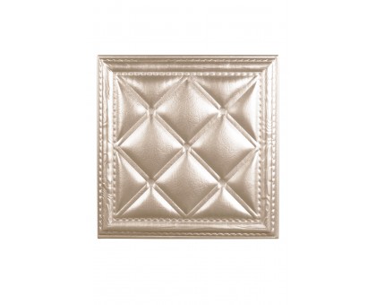 Мягкая стеновая панель  из экокожи Classic 400х400 мм - Apricot