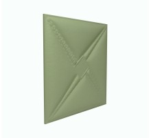Мягкая стеновая панель из экокожи Stella 400х400 мм - Olive