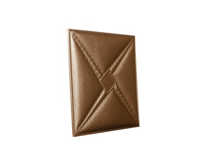 Мягкая стеновая панель из экокожи Stella - Gold