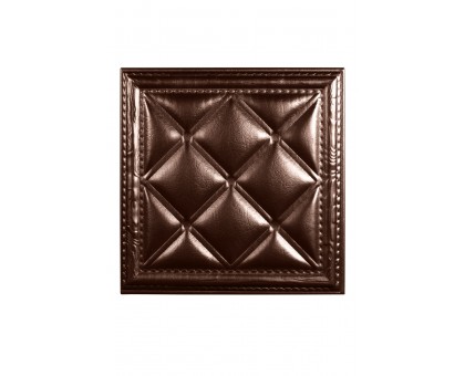 Мягкая стеновая панель  из экокожи Classic 400х400 мм - Burbon