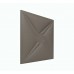 Мягкая стеновая панель из экокожи Stella 400х400 мм - Chestnut