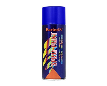 Краска аэрозольная Barton'S Spray Paint Голубая глянец в г. Екатеринбург